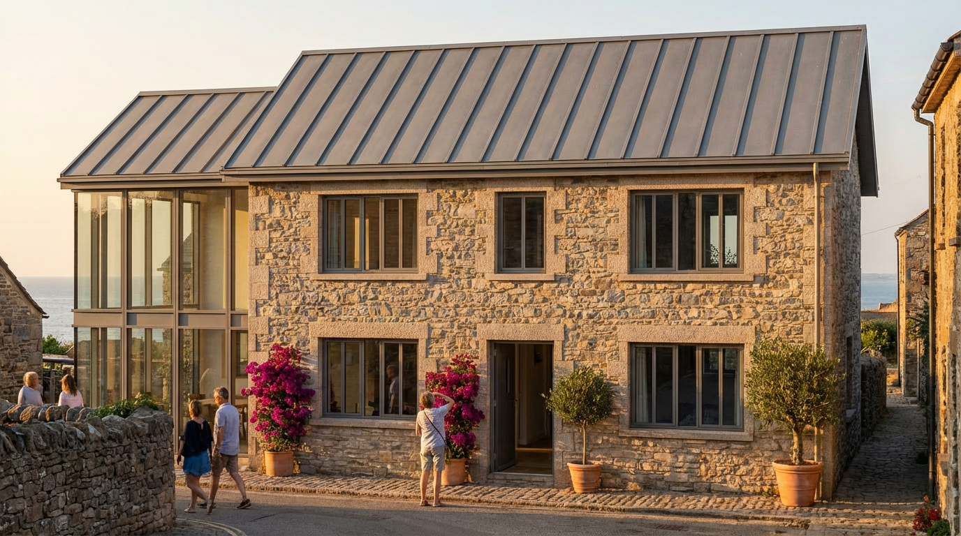 Architektureinfuegung - Fassadenrenovierung